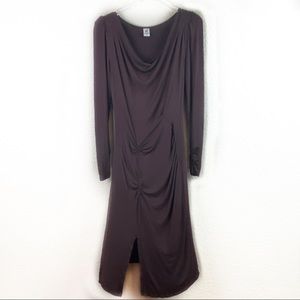 Peruvian Connections Form Fitting Slit Dress Sz S